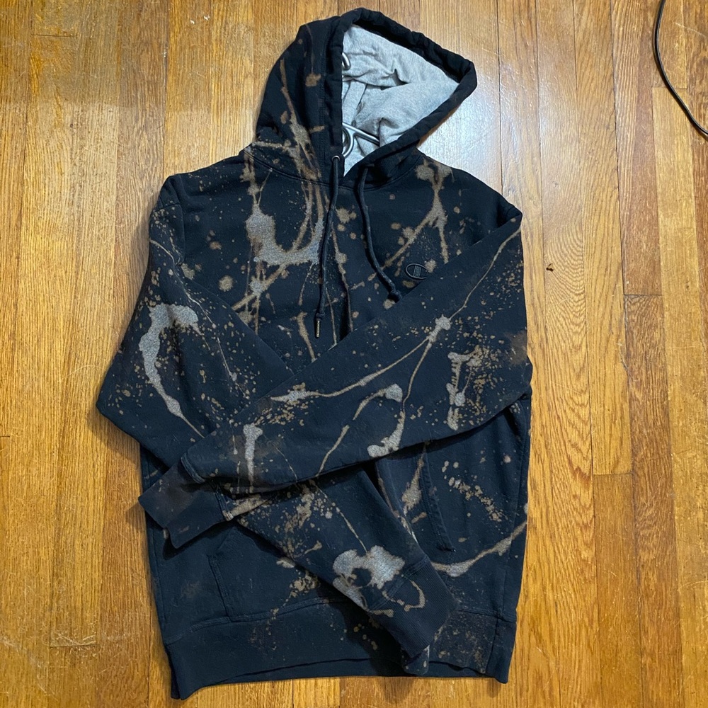 Tie dyed champion sweatshirt